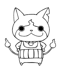 Yokai coloring pages small coloring pages elegant color pages for. Yo Kai Watch Yo Kai Jibanyan With His Arms On His Hips