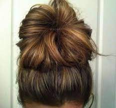 Messy Bun Hair Styles Temporary Hair Color Hair Chalk