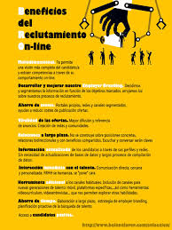 Infografia Beneficios Del Reclutamiento On Line Gestion De Recursos Humanos Infografia Reclutamiento De Personal