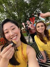 I know, I know you CAN'T tell me and Audrey Russo apart. 👯‍♀️ We're  channeling our favorite twins and eating their favorite snacks at  Valleyfair for an upcoming segment. Watch it Friday!