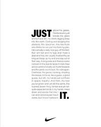 Nike Just Do It Ad Campaign Brand Manifesto Brand Manifesto Copy Ads Manifesto Design