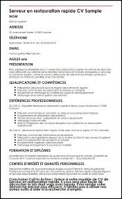 In this article, we discuss the six most important elements of a strong cover letter closing and include five examples to help you write your own. Le Cv Parfait D Agent Polyvalent De Restauration Moncvparfait