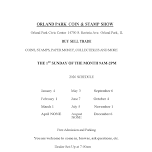 ORLAND PARK COIN & STAMP SHOW