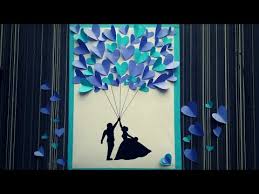 1 take a picture of the subject's profile, then print the photograph. Valentine S Day Special Card Wedding Guest Book Wedding Card Ideas Silhouette Art Youtube