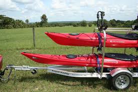 Kayak trailers and canoe trailers are the easiest way to travel with your boat. Kayak Trailer