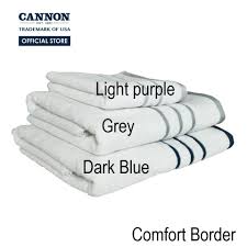 The plush combed cotton material is so soft and gentle against the premium cotton towels: Cannon Prime Comfort Bath Towel Queen King Shopee Malaysia