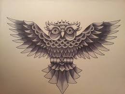 Old School Owl Tattoo Flash By Jcroe On Deviantart Traditional Owl Tattoos Owl Tattoo Traditional Tattoo