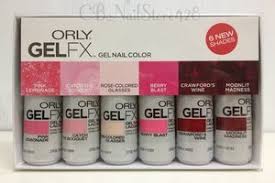 Orly Gel Fx 6 Pix Nail Polish Set Pink And Red Amazon Com