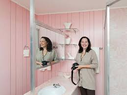 retro pink tiled bathrooms