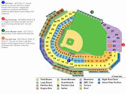55 Eye Catching Fenway Park Seating Chart Coca Cola Pavilion