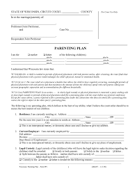 Product and service reviews are conducted independently by our editorial team, but we some. Parenting Plan Template Wisconsin Free Download