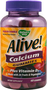 The amount of calcium you need from a supplement depends on how much you get from food. Nature S Way Alive Calcium Plus D3 Gummies Cherry Strawberry 60 Gummies Vitacost