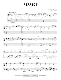 Ed Sheeran Perfect Piano Sheet Music Free Best Music Sheet Most easy piano song notes will all fall on the white keys, so there's no need to worry about labeling sharps and flats just yet. ed sheeran perfect piano sheet music