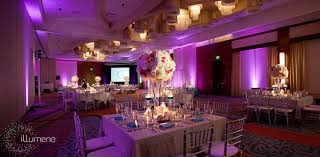 Harbor Beach Marriott Wedding Harbor Beach Marriott Wedding Lighting Wedding Lights Wedding Reception Layout Purple Lighting