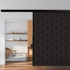 Porte Coulissante Separative Tisalia Collection Les Imprimes New Orleans Black Porte Coulissante Maison Portes