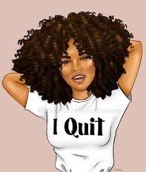 10 5k Likes 741 Comments Coco Michele Cocomicheleillustrations On Instagram I Quit My Day Job Wow Natural Hair Art Black Love Art Black Women Art