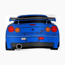 See more ideas about nissan gtr skyline, nissan gtr, gtr. Nissan Skyline R34 Gifts Merchandise Redbubble