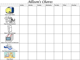 Chore Chart For My 4 Year Old Chores For Kids Clean