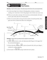 Answer the questions at the end of the reading. Tectonic Plate Practice Worksheet Answer Key Siprevious