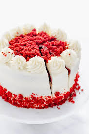 Pour the batter into prepared pans. Gluten Free Red Velvet Cake Recipe What The Fork