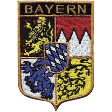 Das wappen des freistaats bayern zeigt zwei goldene löwen, die seit dem 14. Stickerei Schneiderei Westerwald Stick Aufnaher Bayern Wappen 00067 S11 Gr Ca 5 X 7cm