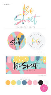 Colorful Logo Abstract Logo For Decor Business Soap Business Etsy Colorful Logo Design Abstract Logo Branding Design Logo