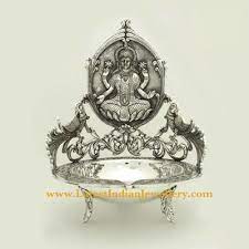 Diya collections silver annapakshi diya grt jewellers silver. Pure Silver Lakshmi Diya Deepam Silver Pooja Items Silver Jewerly Pure Silver