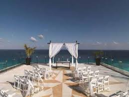 Beach Palace Cancun Rooftop Ocean View Wedding Set Up Beach Palace Beach Palace Cancun Beach Palace Resort