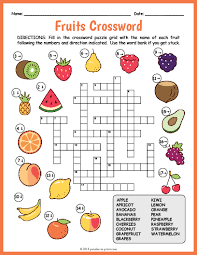 Check spelling or type a new query. Fruits Crossword