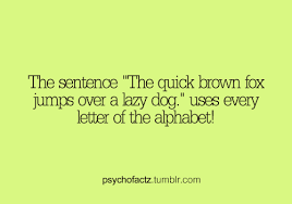 You don't need the pink. This Sentence Uses Every Letters In The Alphabet This Got Me Really Mesmerized For Some Reason Lol Psychology Facts Quotes Writing Inspiration