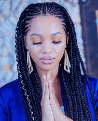 Pin By Merry Loum On Tresses Africaines Cornrow Braid Styles Braids Hairstyles Pictures African Hair Braiding Styles