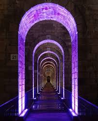 Illumination Viaduct Of Chaumont By Didier Boy De La Tour Via Andy Villasana Facade Lighting Architectural Lighting Design Flood Lights