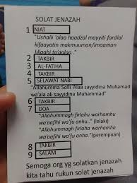 Sahaja aku solat ke atas jenazah lelaki ini empat kali takbir fardu kifayah menjadi makmum kerana allah taala. Topet On Twitter Cara Solat Jenazah Setiap Yang Bernyawa Pasti Akan Menemui Mati