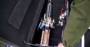 Rod Select 360 In A Storage Locker On A Bass Boat Made In The Usa Bass Boat Bass Boat Ideas Boat Organization