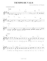 Cemcruz Tiempo De Vals Partitura En 2020 Partituras Partituras De Piano Gratis Hojas De Musica