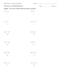 The questions emphasize qualitative issues and answers for them may vary. Exponents Worksheets Answers Snowtanye Com