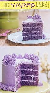 Ube Cake In 2020 Ube Macapuno Cake Recipe Ube Chiffon Cake Recipe Cake Recipes