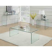 Maybe you would like to learn more about one of these? Waterfall 43 In Modern Clear Glass Console Table Eurway