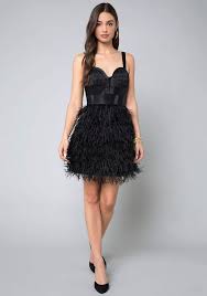 Bebe Swan Dress Feather Dress Homecoming Dress Wedding Guest Outfit Wedding Guest