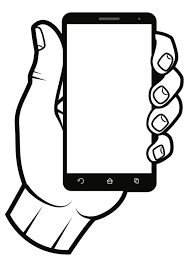 Pick up a colored pencil! Coloring Page Smartphone Free Printable Coloring Pages Img 30411