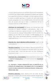 SECRETARIO DEL H. AYUNTAMIENTO: Encontrándose presentes la totalidad de  losintegrantes del Ayuntamiento, por lo que sedeclara l