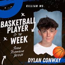 This week's Mustang Basketball Player of the week is Dylan Conway ...