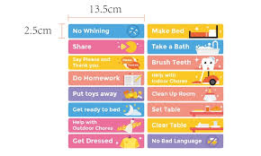 Up To 28 Off On Chore Chart For Kids Magneti Groupon