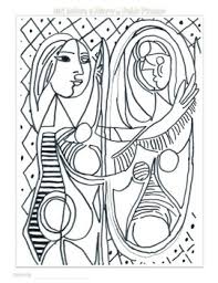 Pablo picasso portrait features picasso worksheet from picasso cubism coloring pages. Pablo Picasso Coloring Pages By Smart Kids Worksheets Tpt