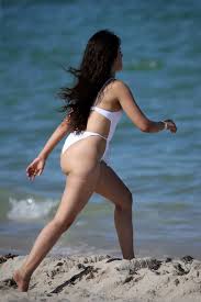 Camila cabello on a beach in miami, flórida recently.pic.twitter.com/nvjml4l7x5. Camila Cabello Wears A White Swimsuit During A Pda Filled Beach Day With Shawn Mendes In Miami Florida 290719 9