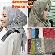 Allsize l/xl panjang 140cm lingkar dada 105cm lingkar bawah 325cm. Cod Promo Hijab Kerudung Segi Empat Linen Rubiah Murah Hijab Jilbab Square Linen Ruby Rubiah