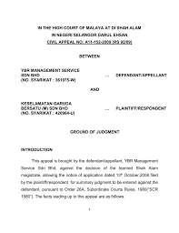 Amendment to rule 140 of the rules of court re: In The High Court Of Malaya At Di Shah Alam In Negeri