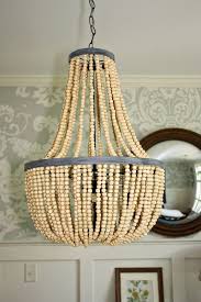 Beaded Chandelier Tutorial After All Supplies Came In I Was Able To Finish The Entire Project Over A Weekend Mostly During Nap Dekor Avize Boncuklu Avize