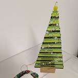 Christmas Sparkle in Fused Glass Christmas Decorations