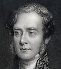 George VILLIERS, 4th EARL of CLARENDON engraving John Sartain sc C. Smith  pinx